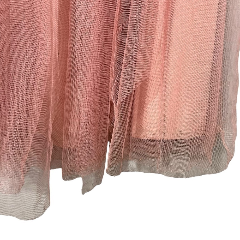 JENNY YOO Annabelle Convertible Tull Maxi Dress in Begonia Pink‎ 1452 - Picture 9 of 13